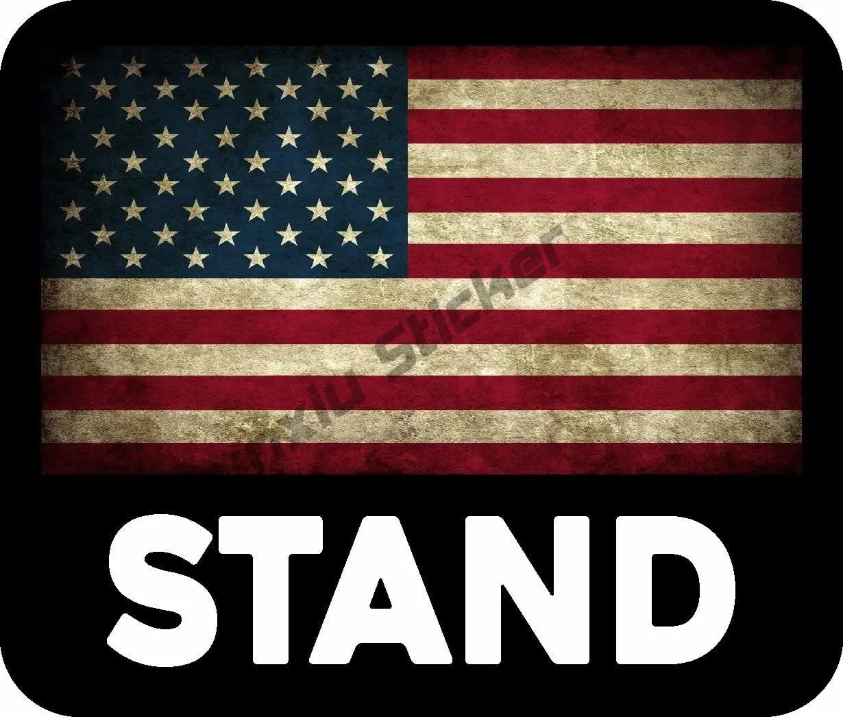 Creative Stickers Trump Support Stand retro American Flag USA MAGA Decal Political Police Decal Car Fridge Car Decor KK13cm
Creative Stickers Trump Support Stand retro American Flag USA MAGA Decal Political Police Decal Car Fridge Car Decor KK13cm