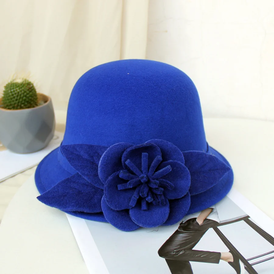 Vintage Wool Hats for Women 2022 Fashion Elegant Ladies Bucket Hat Flower Decoration Winter Cap Panama
Vintage Wool Hats for Women 2022 Fashion Elegant Ladies Bucket Hat Flower Decoration Winter Cap Panama