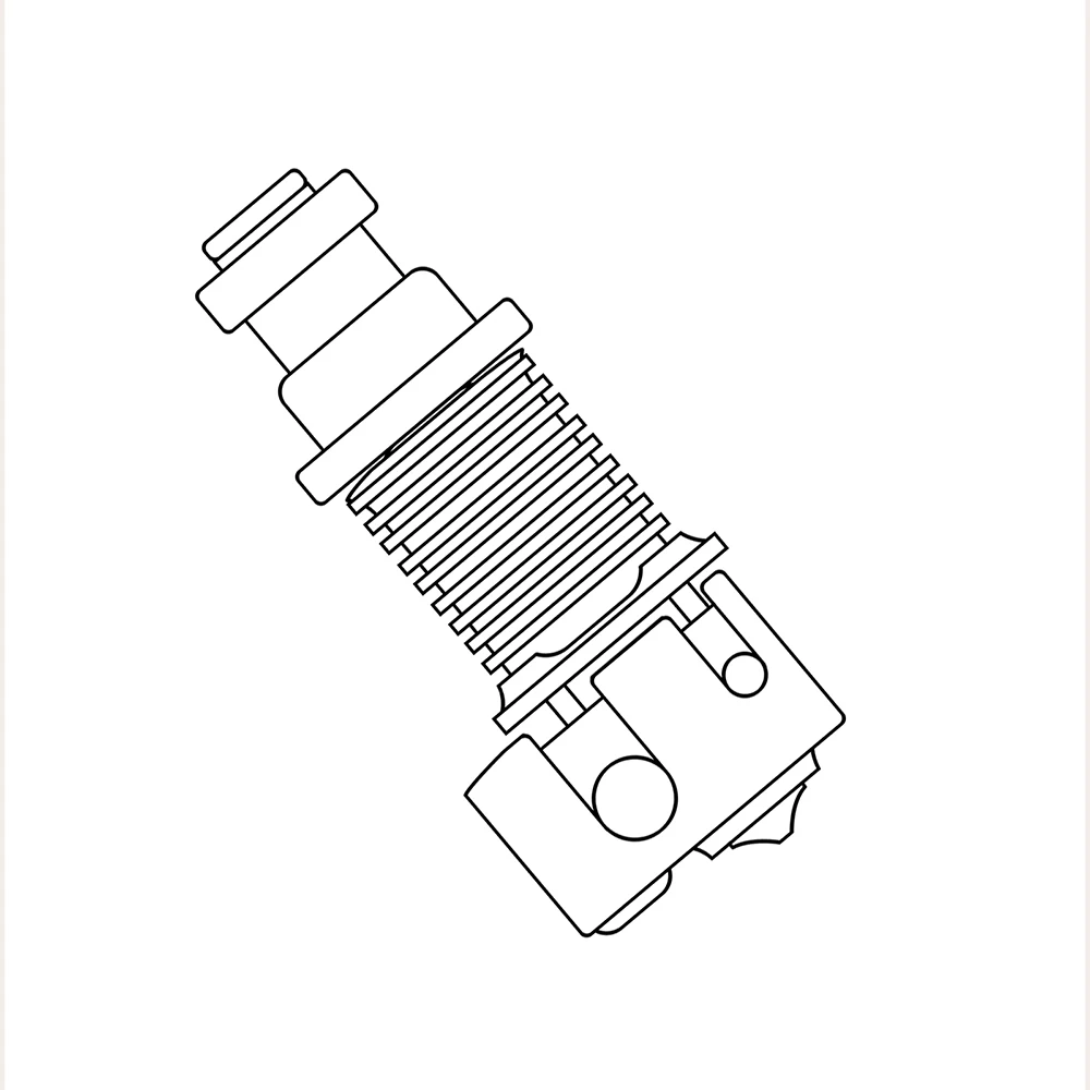 Экструдер Dragon Hotend для экструдера V6 hotend MK3 TITAN MK8, 0,4 мм
Экструдер Dragon Hotend для экструдера V6 hotend MK3 TITAN MK8, 0,4 мм