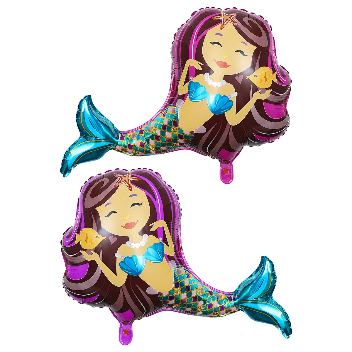 2 Pcs Mermaid Foil Balloon Mermaid Color Balloon Little Mermaid Balloons Mermaid Theme Party Balloon 
2 Pcs Mermaid Foil Balloon Mermaid Color Balloon Little Mermaid Balloons Mermaid Theme Party Balloon