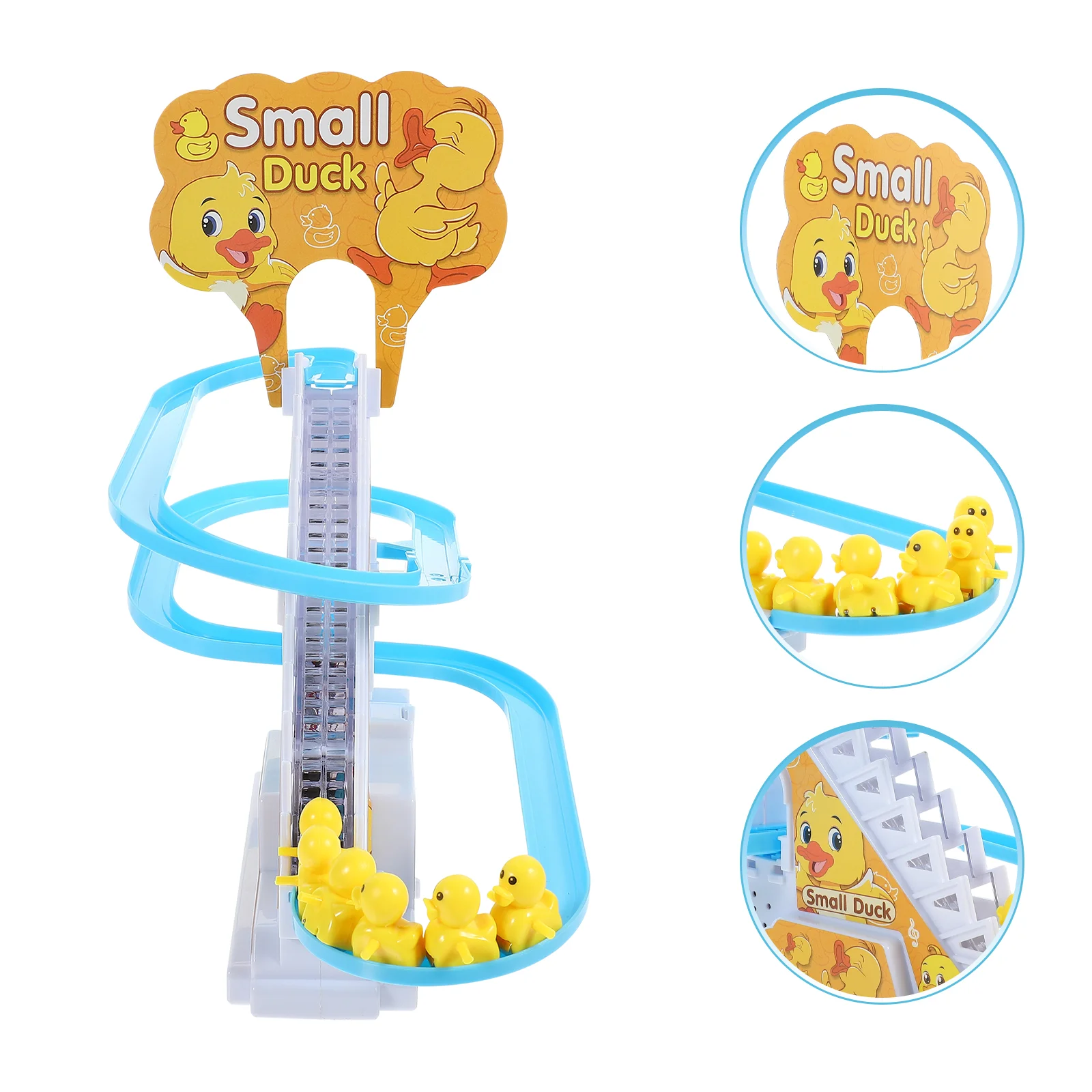 

Toy Duck Slide Toys Kids Coaster Roller Stair Track Stairs Climb Year Old Boy Electric Climbing Duckling Educational Children