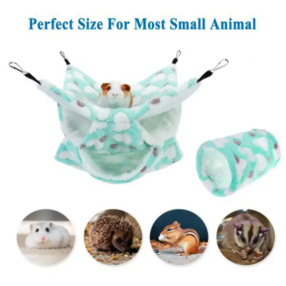 2Pcs Stylish Cave Bed Soft Touch Hamster Guinea Pigs Sleeping Tunnel House for Parrot Squirrel House Small Animal Bed 
2Pcs Stylish Cave Bed Soft Touch Hamster Guinea Pigs Sleeping Tunnel House for Parrot Squirrel House Small Animal Bed