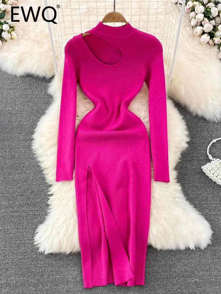 EWQ Sweet Style Stand Hollow Out Knitted Long-sleeve Solid Color High Waist Women's Hip Warp Dress 2023 Autumn New Dresses 3561
EWQ Sweet Style Stand Hollow Out Knitted Long-sleeve Solid Color High Waist Women's Hip Warp Dress 2023 Autumn New Dresses 3561