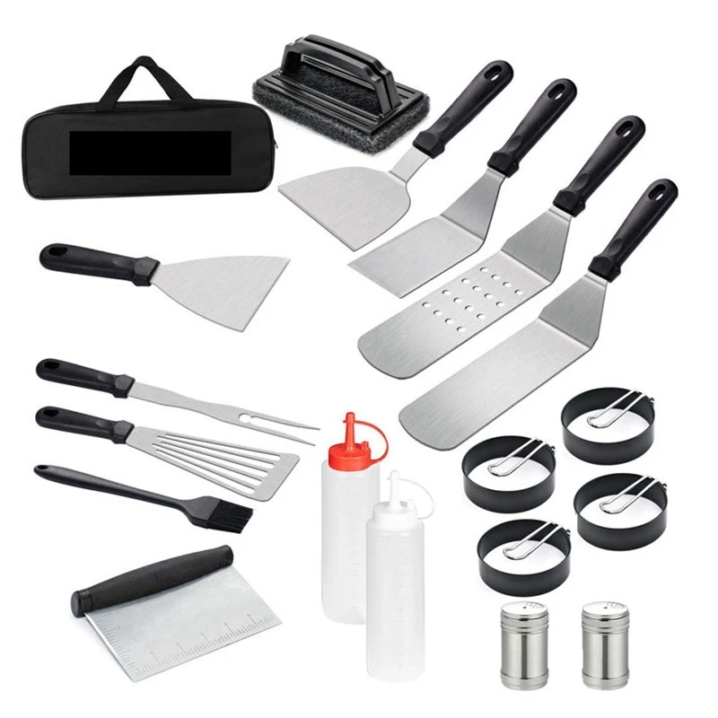 19Pcs Barbecue Grilling Accessories Utensil Stainless Steel BBQ Tools Set Combination Of Necessary Tools For Outdoor BBQ
19Pcs Barbecue Grilling Accessories Utensil Stainless Steel BBQ Tools Set Combination Of Necessary Tools For Outdoor BBQ