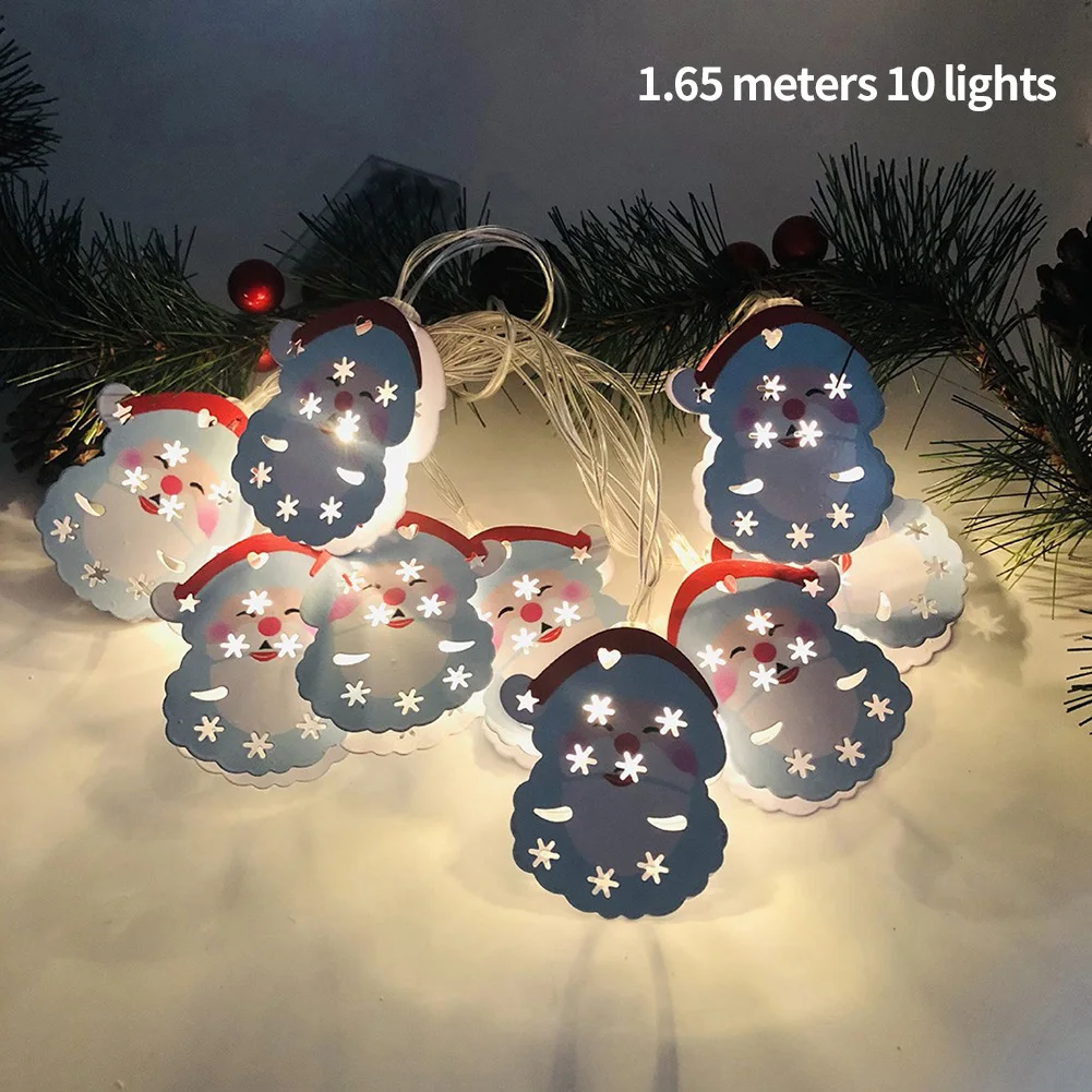 Durable String Lights Christmas Red Nose Snowman Santa Snowflake Starry Light String Xmas Decor 1.65 M 10leds 4.5V
Durable String Lights Christmas Red Nose Snowman Santa Snowflake Starry Light String Xmas Decor 1.65 M 10leds 4.5V