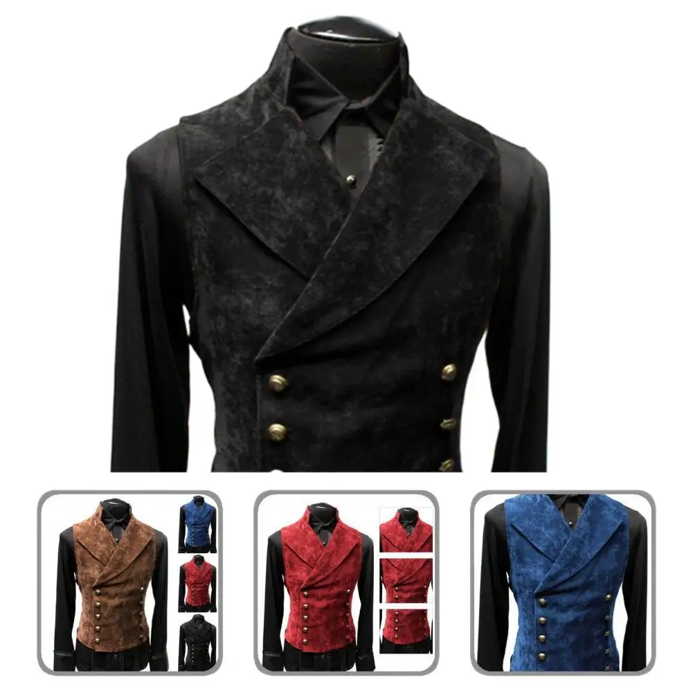 2022 Autumn/winter Men's Fashion Korean Suit Stand-up Collar Suede Double-breasted Coat Vest Fashion
2022 Autumn/winter Men's Fashion Korean Suit Stand-up Collar Suede Double-breasted Coat Vest Fashion