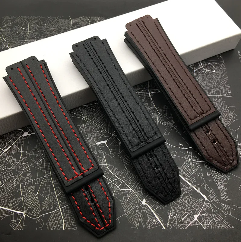 25*19mm Nature rubber silicone Leather watchband watch band for Hublot strap for Fusion for big bang butterfly buckle
25*19mm Nature rubber silicone Leather watchband watch band for Hublot strap for Fusion for big bang butterfly buckle