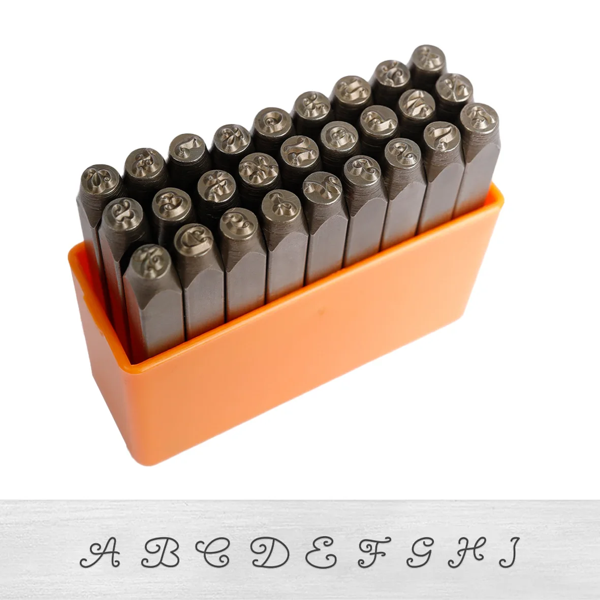 3mm DIY Metal Punch Stamp Kit Number & Letter Stamps Set (A-Z) Leather Stamps, Jewelry Stamping Kit 1/8 (3mm)
3mm DIY Metal Punch Stamp Kit Number & Letter Stamps Set (A-Z) Leather Stamps, Jewelry Stamping Kit 1/8 (3mm)