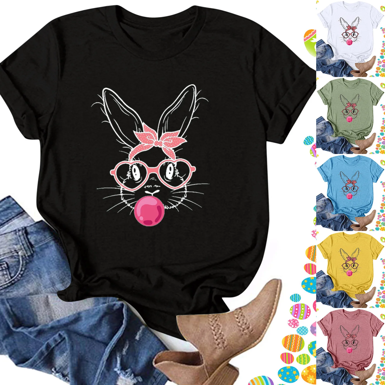 Женская туника с круглым вырезом, коротким рукавом и принтом
Женская туника с круглым вырезом, коротким рукавом и принтом