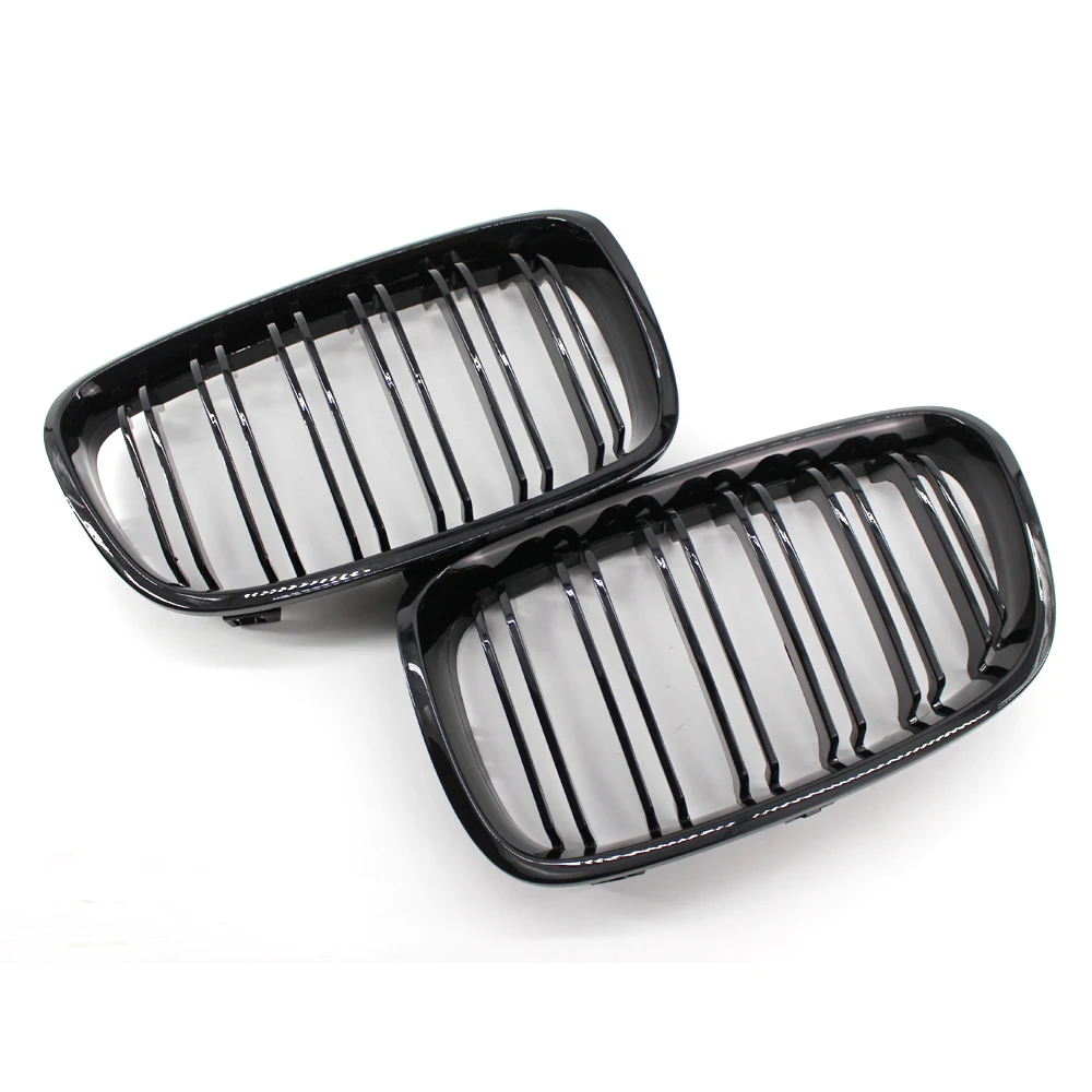 1 Pair Gloss Black ABS Front Kndney Grille Racing Grill Double Line for BMW F20 F21 1 Series 2011-2014
1 Pair Gloss Black ABS Front Kndney Grille Racing Grill Double Line for BMW F20 F21 1 Series 2011-2014