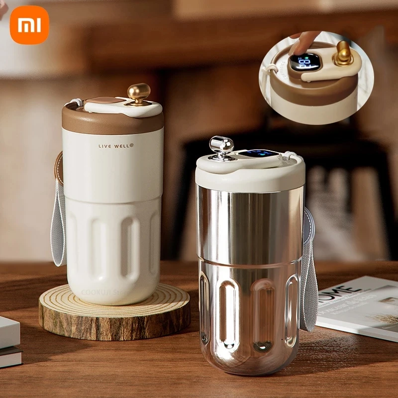 Xiaomi Smart Coffee Cup Ladies Accompanying Cup Summer Refrigerated Portable Stainless Steel Water Cup with Temperature Display
Xiaomi Smart Coffee Cup Ladies Accompanying Cup Summer Refrigerated Portable Stainless Steel Water Cup with Temperature Display