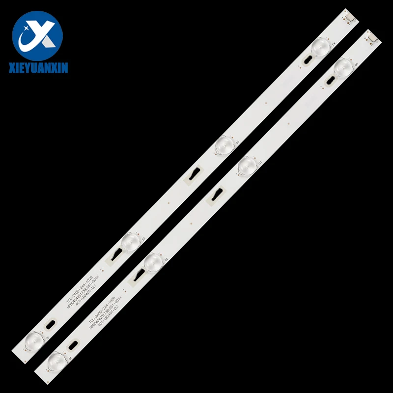 2pcs 424mm 6V TV Backlight Led Strip For TCL 24inch TCL-240D-2X4-1028 T24D16DH-02B 4CT-LB240T-DL1 NPB04D425173BL051-001H
2pcs 424mm 6V TV Backlight Led Strip For TCL 24inch TCL-240D-2X4-1028 T24D16DH-02B 4CT-LB240T-DL1 NPB04D425173BL051-001H