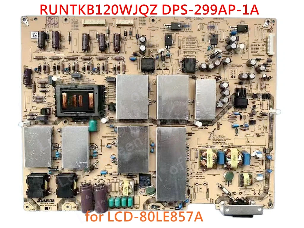 100% new for LCD-80LE857A original power board RUNTKB120WJQZ DPS-299AP-1A (100% test before shipment)
100% new for LCD-80LE857A original power board RUNTKB120WJQZ DPS-299AP-1A (100% test before shipment)