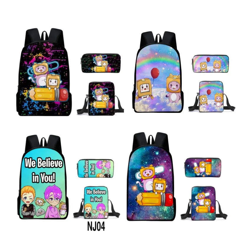 3 шт./комплект, школьный рюкзак с 3D-принтом
3 шт./комплект, школьный рюкзак с 3D-принтом