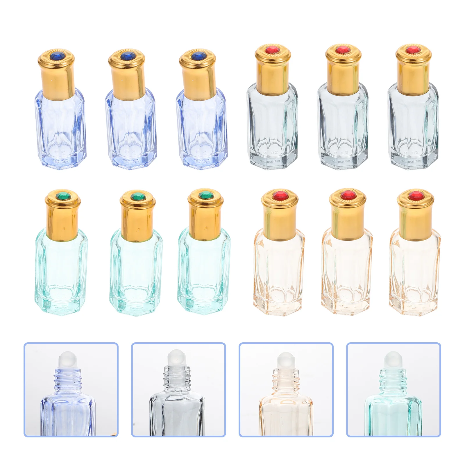 12Pcs Bottle Essential Oil Roller Bottles Perfume Bottle Liquid Roller Glass Bottle Glass Bottle for Home Travel Storage
12Pcs Bottle Essential Oil Roller Bottles Perfume Bottle Liquid Roller Glass Bottle Glass Bottle for Home Travel Storage