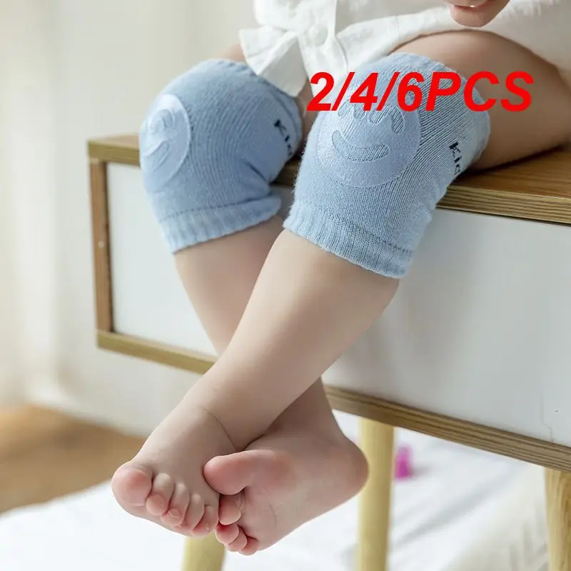 

2/4/6PCS Baby Accessories Cushioned Knee Protection Crawling Knee Protection Non-slip Design 5 Colors Baby Elbow Protector
