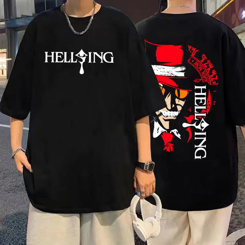Anime Hellsing Ultimate Alucard Vampire Horror Graphic T Shirt Male Casual Oversized T-shirt Men Women Manga Vintage Cotton Tees 
Anime Hellsing Ultimate Alucard Vampire Horror Graphic T Shirt Male Casual Oversized T-shirt Men Women Manga Vintage Cotton Tees