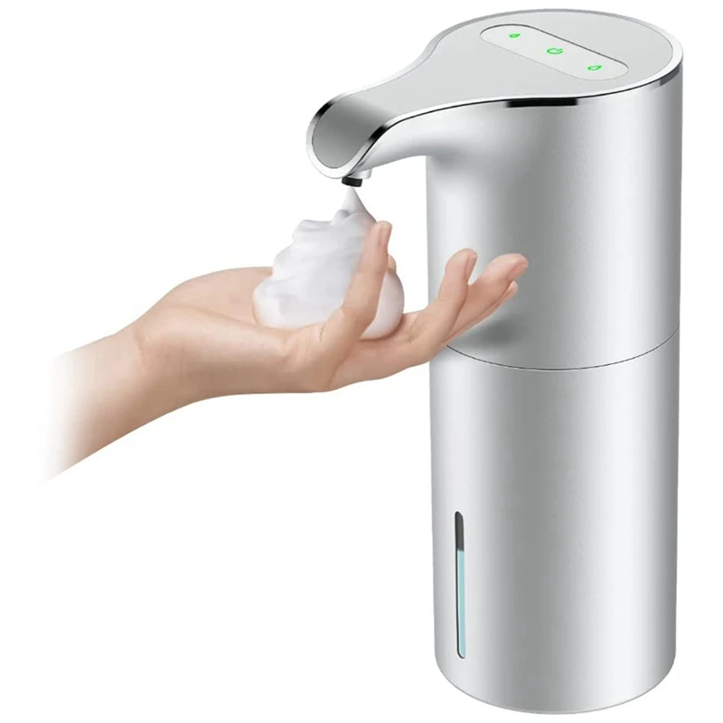 Soap Dispenser Automatic - Touchless USB Rechargeable Electric Foam Soap Dispenser Adjustable Waterproof 450 ML
Soap Dispenser Automatic - Touchless USB Rechargeable Electric Foam Soap Dispenser Adjustable Waterproof 450 ML