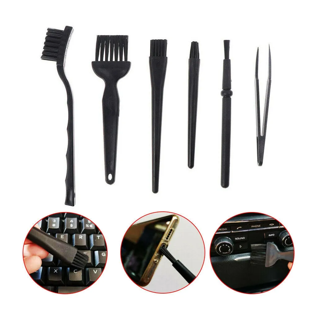 6PCS Black Anti-static Keyboard Cleaning Kit Car Car Laptop Dust Cleaning Brush For Cleaning Computer Keyboard Gap Car Air Vent
6PCS Black Anti-static Keyboard Cleaning Kit Car Car Laptop Dust Cleaning Brush For Cleaning Computer Keyboard Gap Car Air Vent