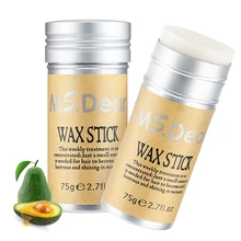 Dropshipping Avocado Hair Wax for Women Man Finish Cream Non-Greasy Style Hair Oil Pomade Stick Wax Stick for Wig Edge Control