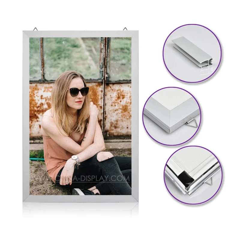 China Display New Snap Frame Advertising El Poster Outdoor Single Sided Double Sided Wall Mounted Picture Frames
China Display New Snap Frame Advertising El Poster Outdoor Single Sided Double Sided Wall Mounted Picture Frames