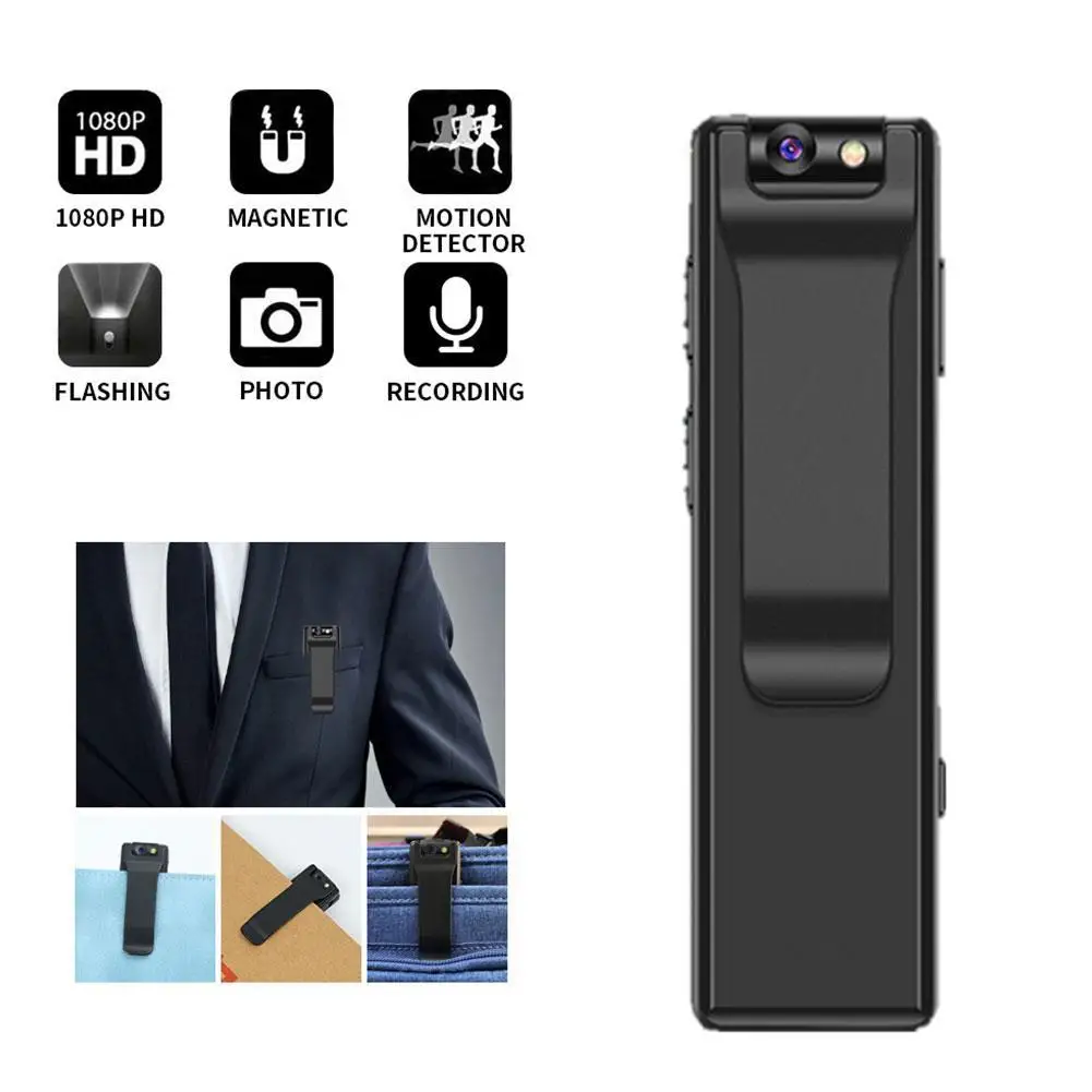 Mini Pen Camera Body Camera HD 1080P Wireless Security Surveillance Monitor Equipment IR Night Vision Home Portable with Clip
Mini Pen Camera Body Camera HD 1080P Wireless Security Surveillance Monitor Equipment IR Night Vision Home Portable with Clip