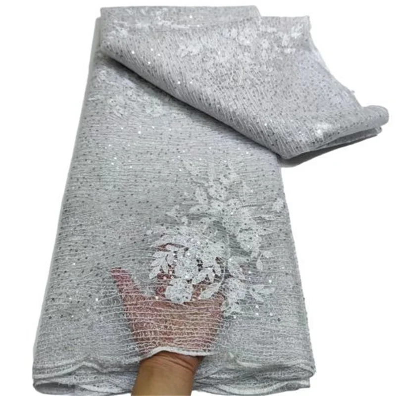 2022 White French Tulle Lace Fabric Soft Bridal Materials Nigerian African Mesh Lace Fabric Sewing Sequins For Wedding Party
2022 White French Tulle Lace Fabric Soft Bridal Materials Nigerian African Mesh Lace Fabric Sewing Sequins For Wedding Party