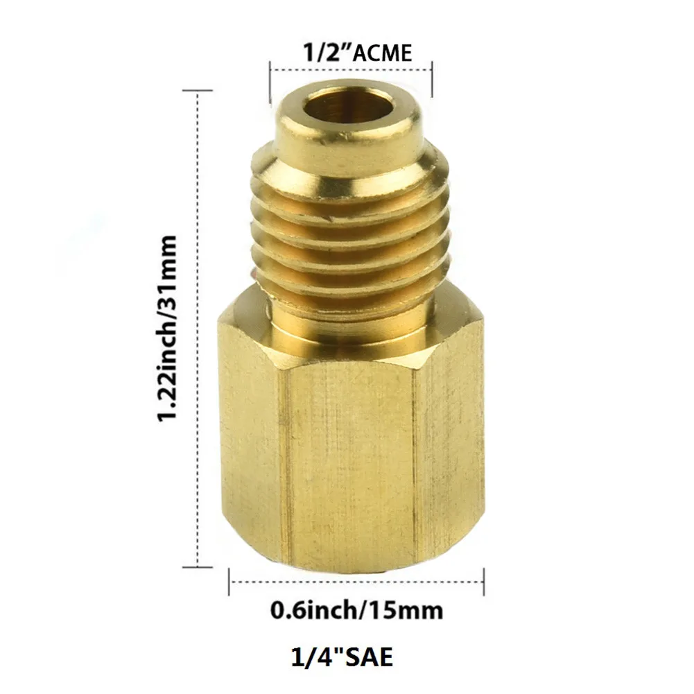 1PCS/SET Brass R134A R12 Car Conditioner Adapter Quick Coupling 1/2" ACME Male 1/4" SAE Brass Car Fuel Injector
1PCS/SET Brass R134A R12 Car Conditioner Adapter Quick Coupling 1/2" ACME Male 1/4" SAE Brass Car Fuel Injector