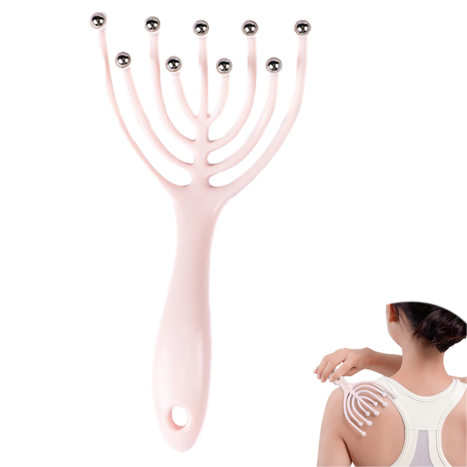 9-Claw Scalp Massager Portable Head Massager Deep Relaxation & Stress Reduction In The Office Home Father's Day And Mother's Day
9-Claw Scalp Massager Portable Head Massager Deep Relaxation & Stress Reduction In The Office Home Father's Day And Mother's Day