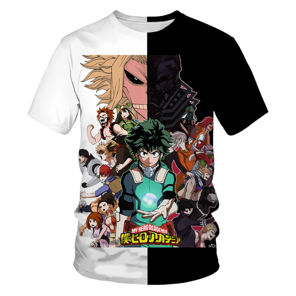 Summer Trend Men's T-Shirt Hero Academy 3D Printing Fashion Sports O-Neck Oversized T-Shirt Casual Short Sleeve Breathable Top
Summer Trend Men's T-Shirt Hero Academy 3D Printing Fashion Sports O-Neck Oversized T-Shirt Casual Short Sleeve Breathable Top