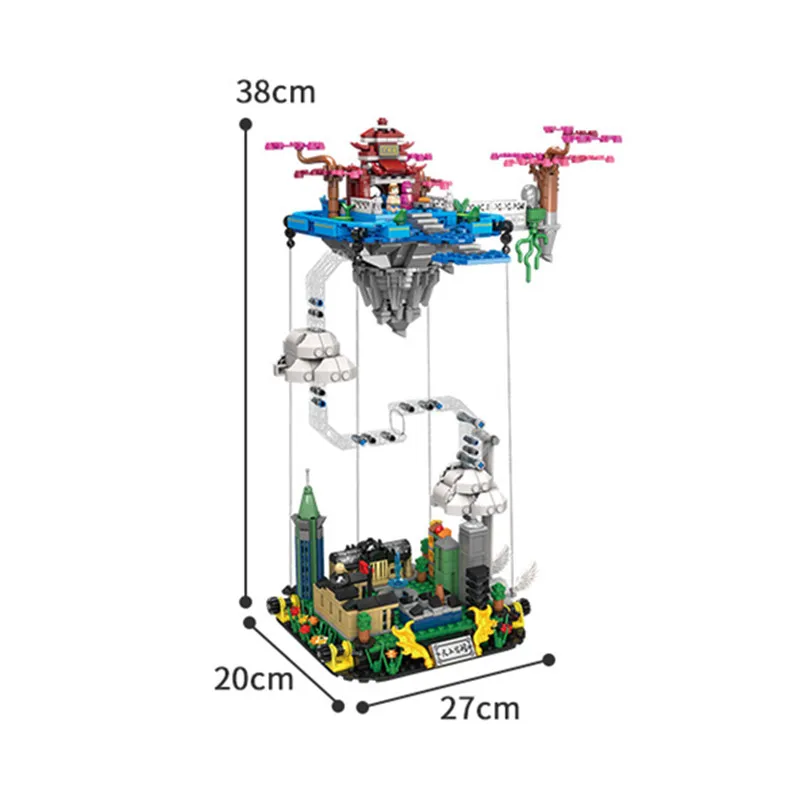 NEW Heaven Palace Sky City House Tensegrity Sculptures Anti Gravity Dynamics Physics Balance Building Blocks Bricks Toys Gifts
NEW Heaven Palace Sky City House Tensegrity Sculptures Anti Gravity Dynamics Physics Balance Building Blocks Bricks Toys Gifts