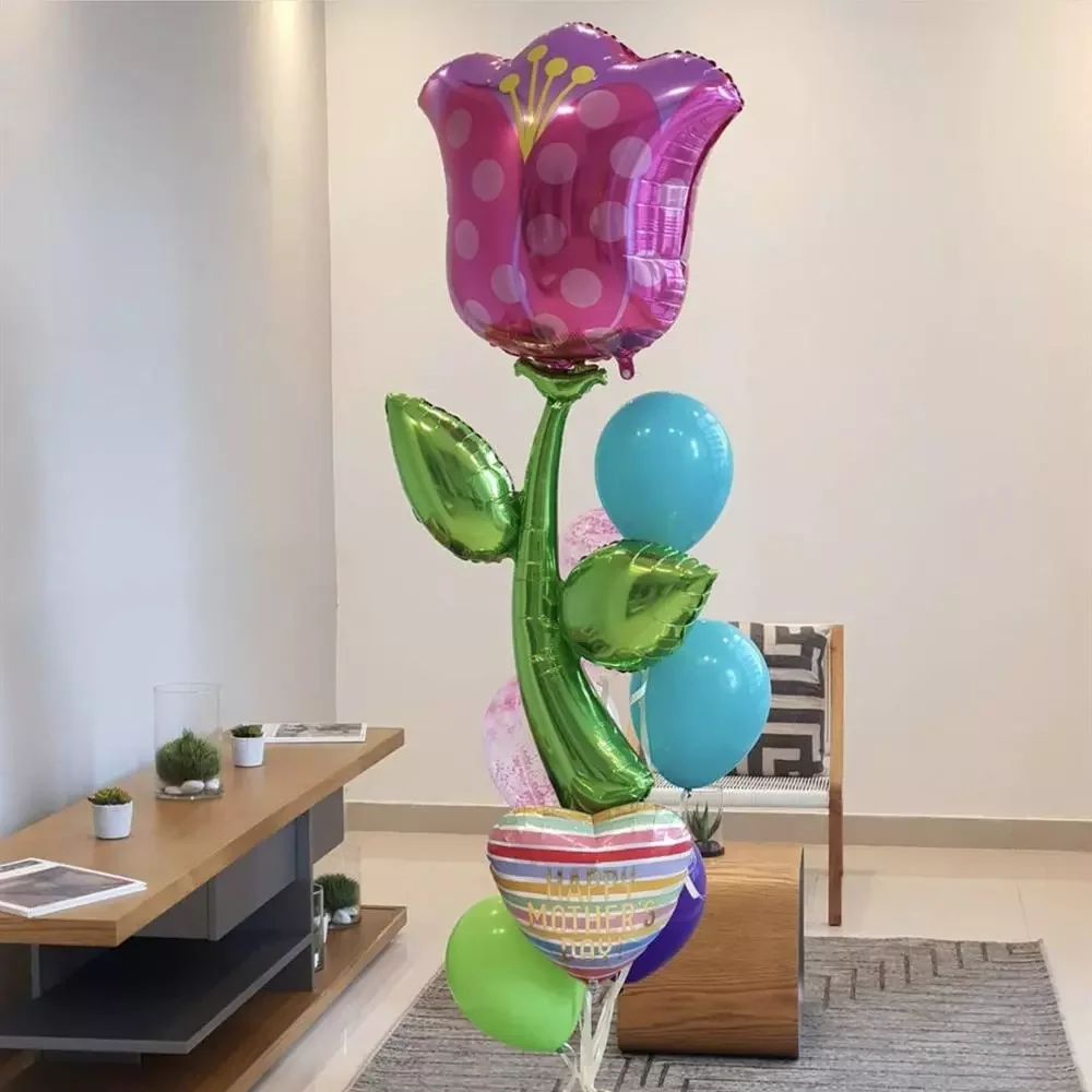 5PC Sunflower Daisy Rose Tulip Helium foil balloons Theme party decoration Mother's valentinesDay wedding Birthday dcorations
5PC Sunflower Daisy Rose Tulip Helium foil balloons Theme party decoration Mother's valentinesDay wedding Birthday dcorations