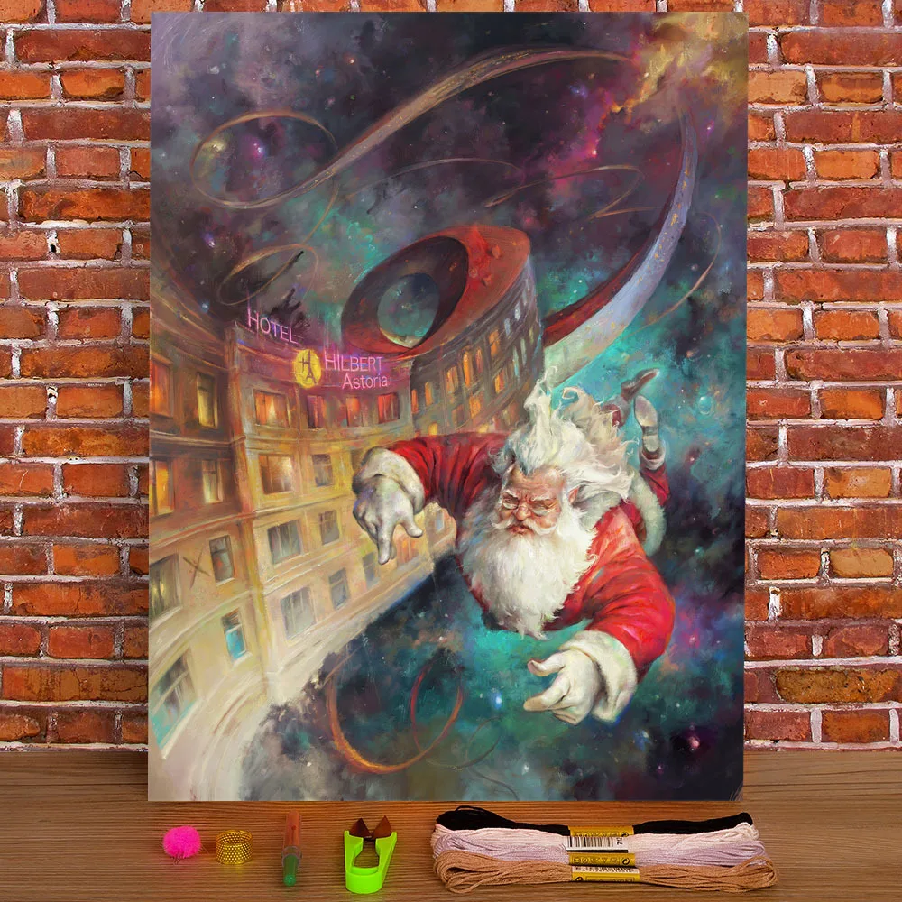 Christmas Santa Claus Printed Fabric 11CT Cross-Stitch DIY Embroidery Set DMC Threads Handmade Handicraft Painting Stamped
Christmas Santa Claus Printed Fabric 11CT Cross-Stitch DIY Embroidery Set DMC Threads Handmade Handicraft Painting Stamped