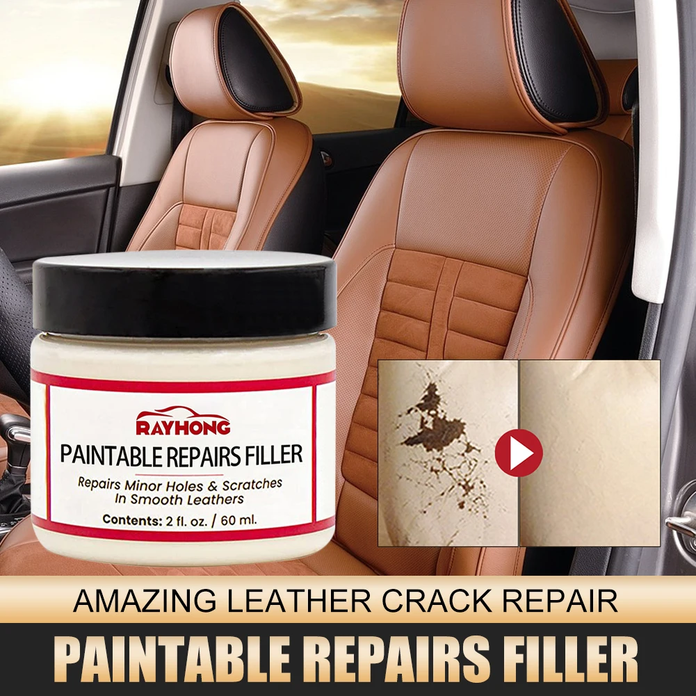 Leather Filler Car Seats Repair Paste Leather Tears Cracks Scratches Repair Paste for Furniture Shoes Refurbishing Hole Filler
Leather Filler Car Seats Repair Paste Leather Tears Cracks Scratches Repair Paste for Furniture Shoes Refurbishing Hole Filler