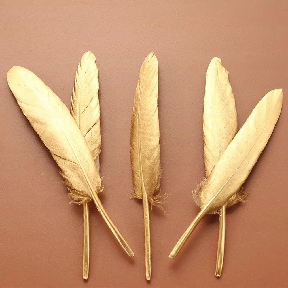 Gold Plated 4-6 inches Crafts Wedding DIY Handicrafts Accessories Home Decoration Party Supplies Feathers
Gold Plated 4-6 inches Crafts Wedding DIY Handicrafts Accessories Home Decoration Party Supplies Feathers