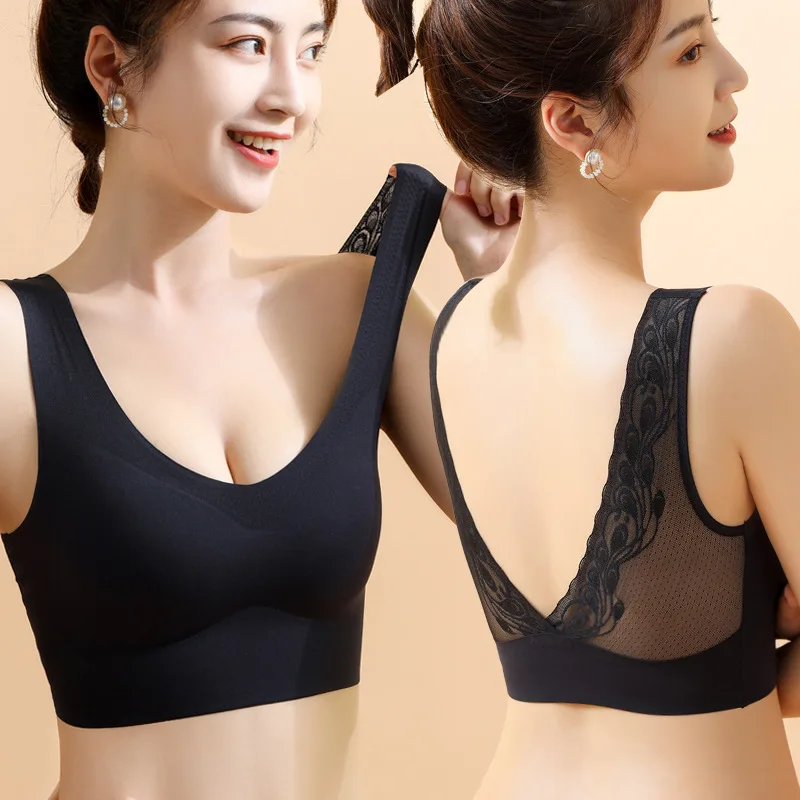 Large Size Thai Latex Underwear Women's Lace Beautiful Back Sports Thin Small Breasts Gathered Sexy Seamless Rims Bra
Large Size Thai Latex Underwear Women's Lace Beautiful Back Sports Thin Small Breasts Gathered Sexy Seamless Rims Bra