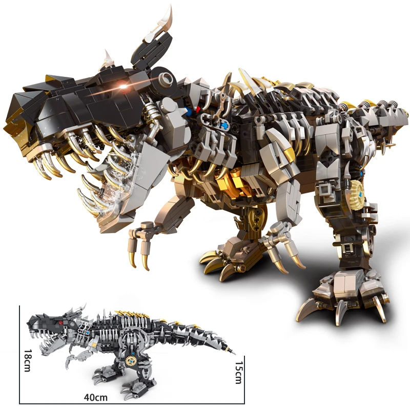 MOC Creative Dino World Tyrannosaurus Model Building Kits Bolcks Bricks Dinosaurs Park Figures Toys Kids Christmas Gift
MOC Creative Dino World Tyrannosaurus Model Building Kits Bolcks Bricks Dinosaurs Park Figures Toys Kids Christmas Gift
