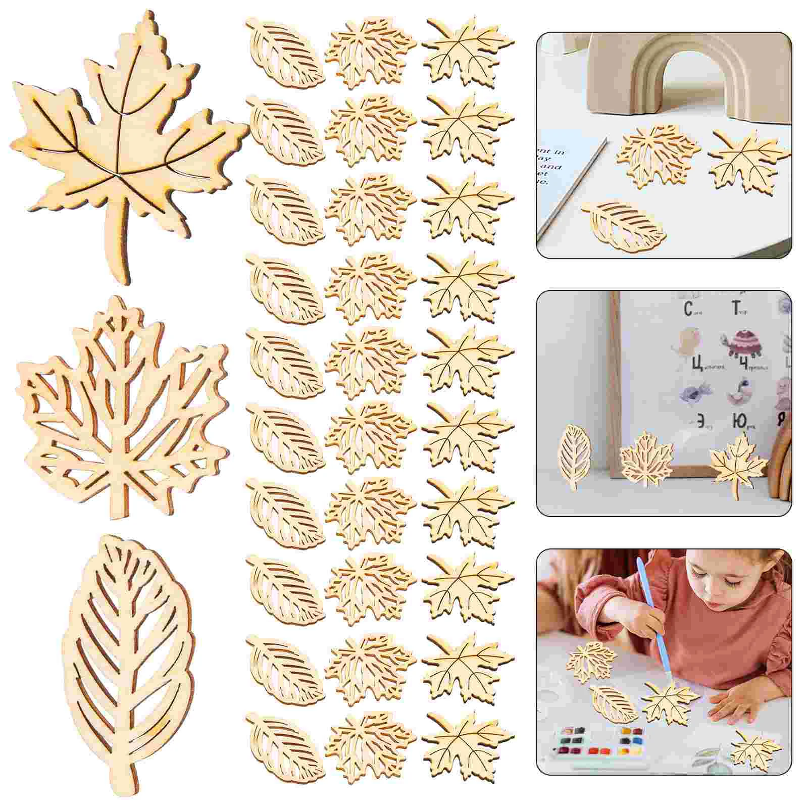 40PCS Wooden Maple Leaves Cutout Wood Slices Hollow Out Wood Pieces Crafts for DIY Crafting Ornament Decoration (Burlywood)
40PCS Wooden Maple Leaves Cutout Wood Slices Hollow Out Wood Pieces Crafts for DIY Crafting Ornament Decoration (Burlywood)
