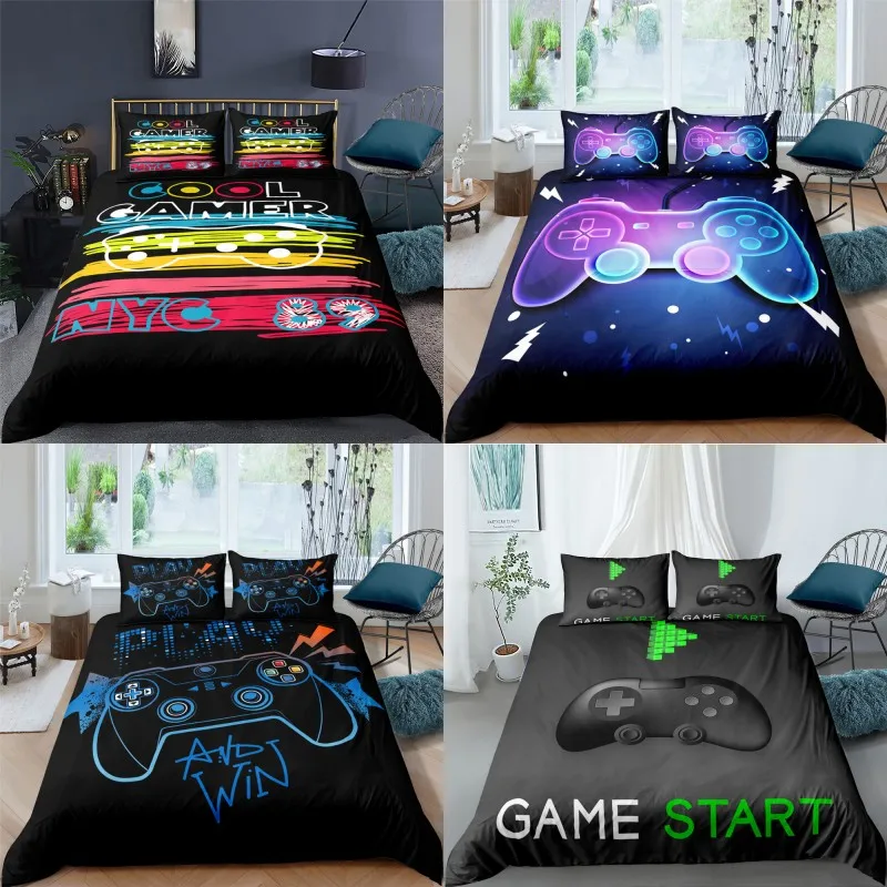 Pcs Gamer Cover Digital Print Polyester Bedding Sets Child Kids Covers Boys Bed Linen Set for Teens king size bedding set
Pcs Gamer Cover Digital Print Polyester Bedding Sets Child Kids Covers Boys Bed Linen Set for Teens king size bedding set