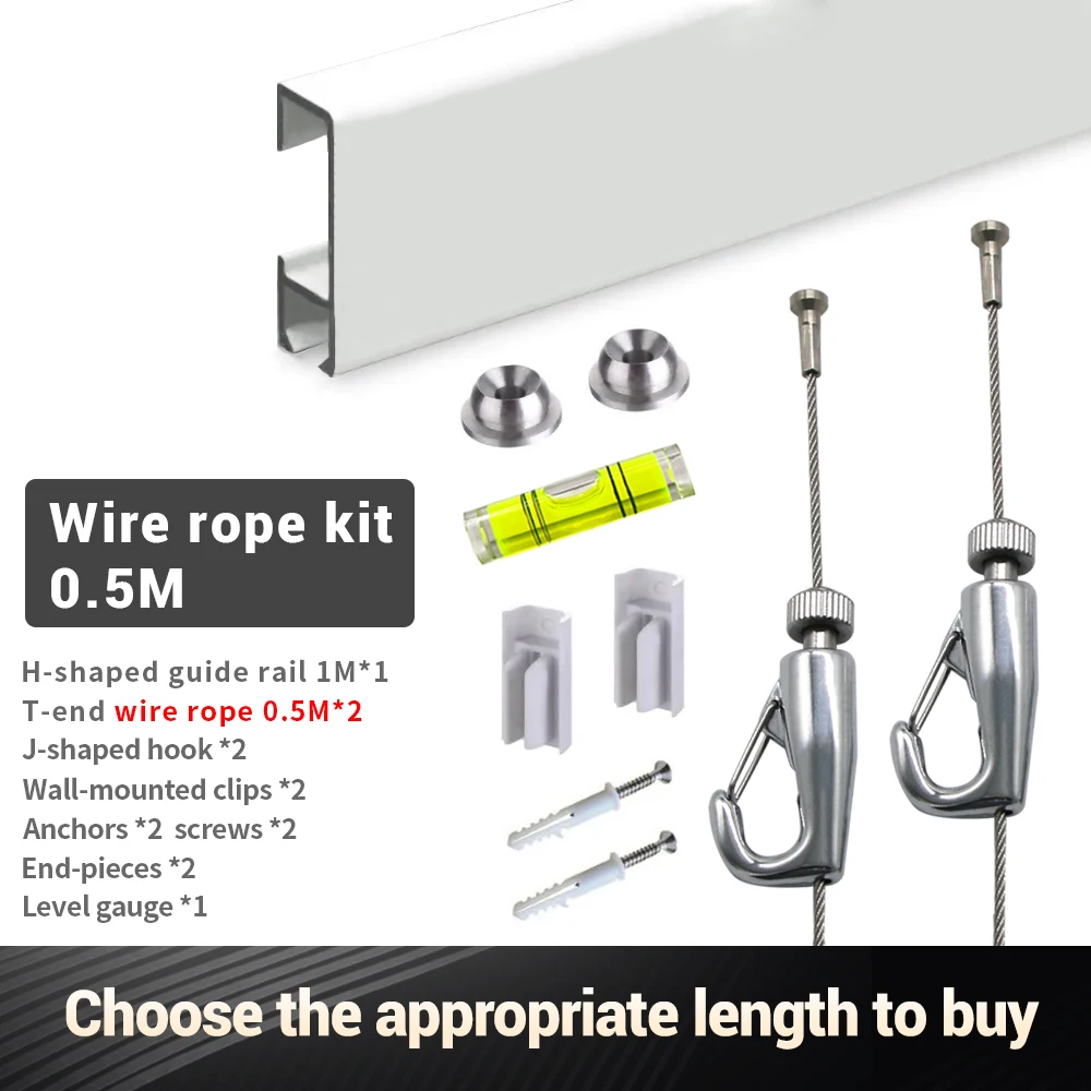 Набор направляющих крючков для фотографий с бесплатным датчиком уровня, регулируемой высотой кабелей, веревка, используемая для галереи, подвесной инструмент для рамки
Набор направляющих крючков для фотографий с бесплатным датчиком уровня, регулируемой высотой кабелей, веревка, используемая для галереи, подвесной инструмент для рамки