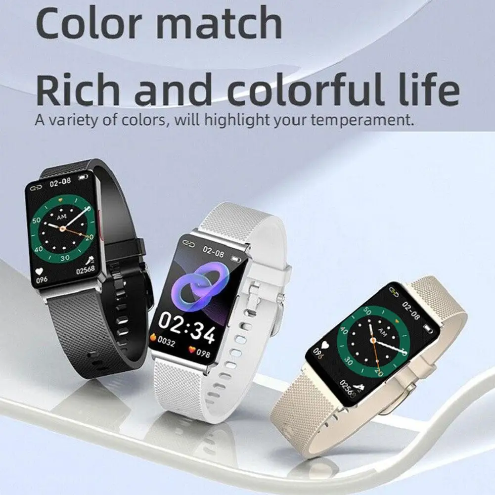 

Non Invasive Blood Glucose Health Monitor Smart Watch Men ECG EP08 Blood Pressure Measurement Thermometer Waterproof Smartwatch