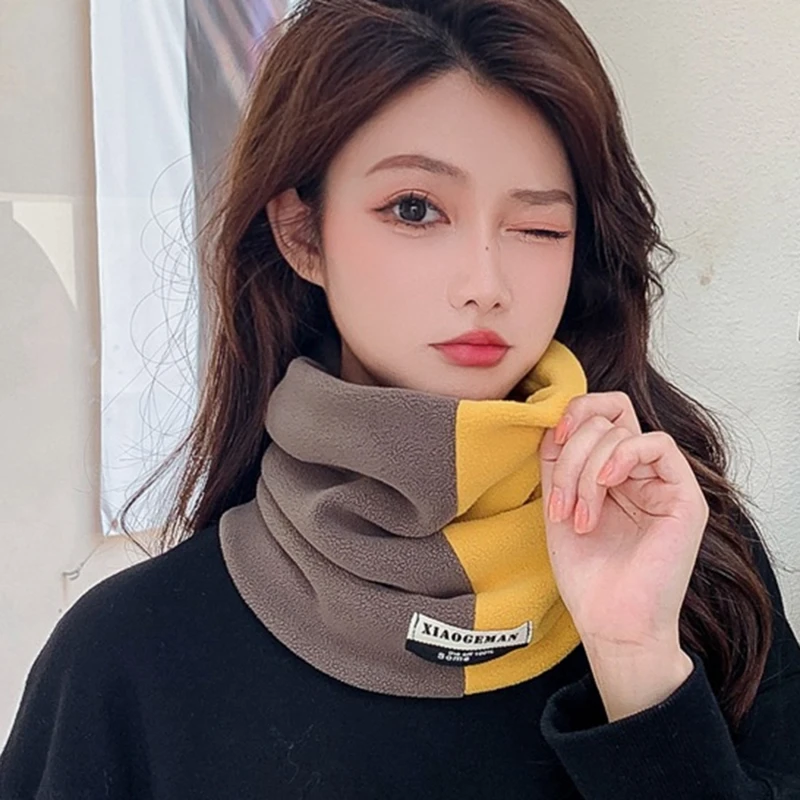 Winter Double Layer Thickened Thermal Nape Neck Cover Outdoor Fashion Men Women Color Contrast Pullover Bib Neckwear
Winter Double Layer Thickened Thermal Nape Neck Cover Outdoor Fashion Men Women Color Contrast Pullover Bib Neckwear