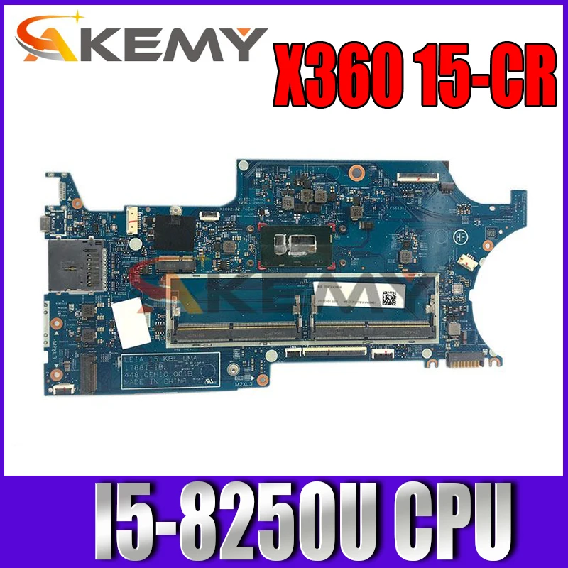 

Материнская плата для ноутбука HP Pavilion X360 15-CR 15-CR0053WM, L20844-601 I5-8250U CPU 17881-1B 448.0EH10.001B DDR4 100% протестирована