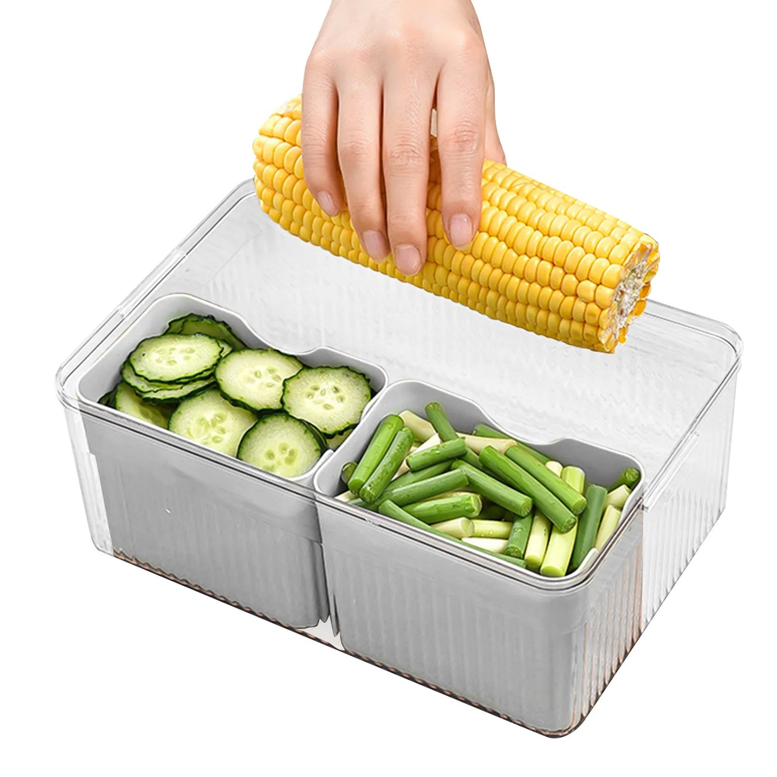 Контейнер для хранения пищевых продуктов на холодильник, многоразовый Органайзер на 4 коробки с крышкой и 4 отделениями, хорошо закрывающий ...
Контейнер для хранения пищевых продуктов на холодильник, многоразовый Органайзер на 4 коробки с крышкой и 4 отделениями, хорошо закрывающий ...