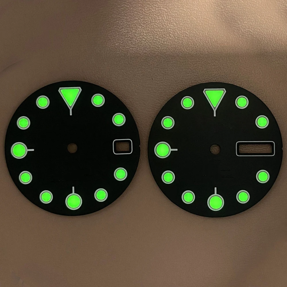Green Luminous Watch Dial 28.5mm Repair Parts Matching 3/3.8 Watch Case For NH35/NH36 Automatic Movement
Green Luminous Watch Dial 28.5mm Repair Parts Matching 3/3.8 Watch Case For NH35/NH36 Automatic Movement
