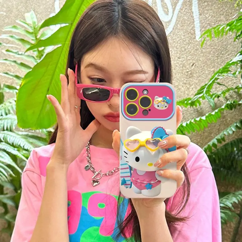 Sanrio Anime Kawaii Hello Kitty Pink Swimsuit Anti-fall Phone Case for IPhone 15 14 13 12 Pro Max Cute Cartoon Back Cover Gifts
Sanrio Anime Kawaii Hello Kitty Pink Swimsuit Anti-fall Phone Case for IPhone 15 14 13 12 Pro Max Cute Cartoon Back Cover Gifts