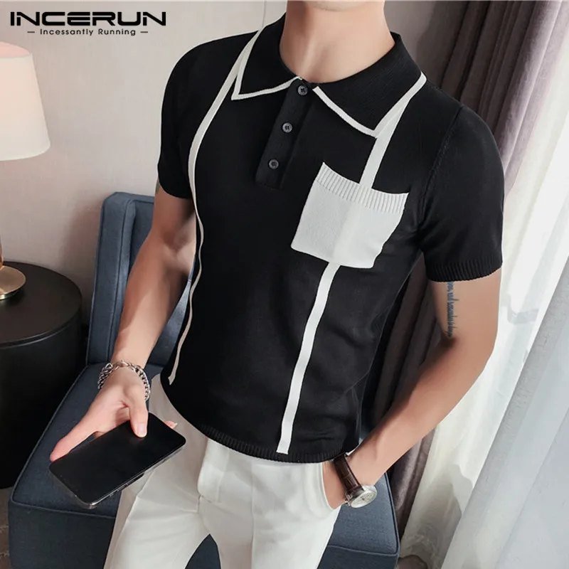 INCERUN Tops 2023 Korean Style Stylish Mens Patchwork Line Contrast T-Shirts Casual Fashionable Male Short Sleeve Camiseta S-5XL
INCERUN Tops 2023 Korean Style Stylish Mens Patchwork Line Contrast T-Shirts Casual Fashionable Male Short Sleeve Camiseta S-5XL