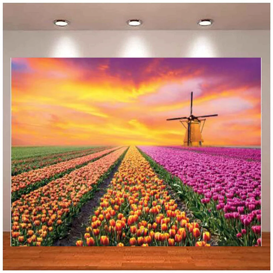 Photography Backdrop Colorful Windmill Background For Landscape Call Photo Studio Banner Poster
Photography Backdrop Colorful Windmill Background For Landscape Call Photo Studio Banner Poster