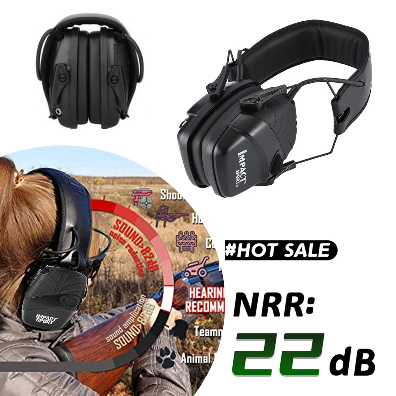 Outdoor hunting shooting earmuffs tactical headphones pickup sound noise reduction hearing protection headphones foldable
Outdoor hunting shooting earmuffs tactical headphones pickup sound noise reduction hearing protection headphones foldable