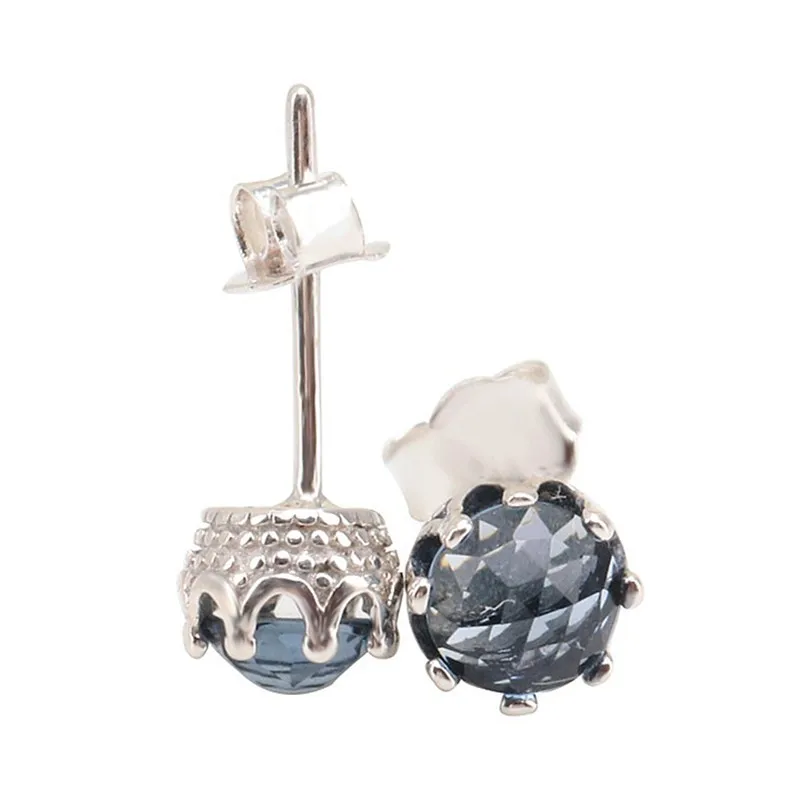 Authentic 925 Sterling Silver Blue Sparkling Crown With Crystal Stud Earrings For Women Wedding Gift Fashion Jewelry
Authentic 925 Sterling Silver Blue Sparkling Crown With Crystal Stud Earrings For Women Wedding Gift Fashion Jewelry
